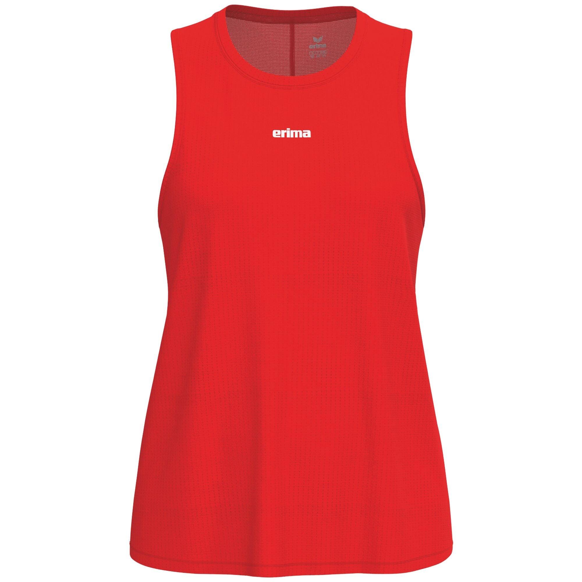 Canotta 565 in micro rete rossa, loose fit 3/4