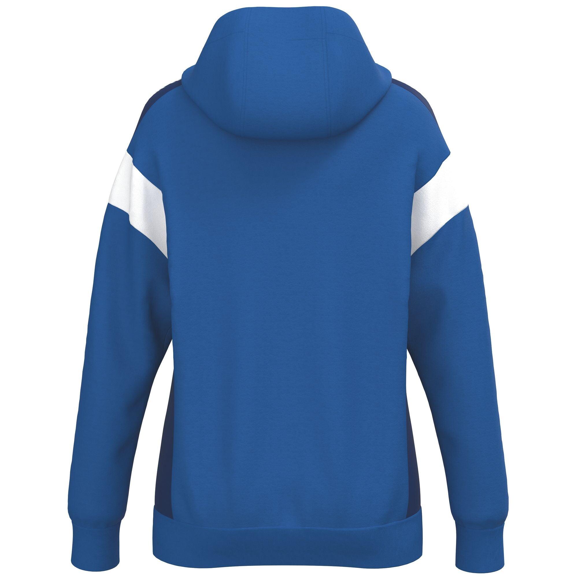 Giacca da allenamento Erima Celebrate 125 con cappuccio blu 3/3