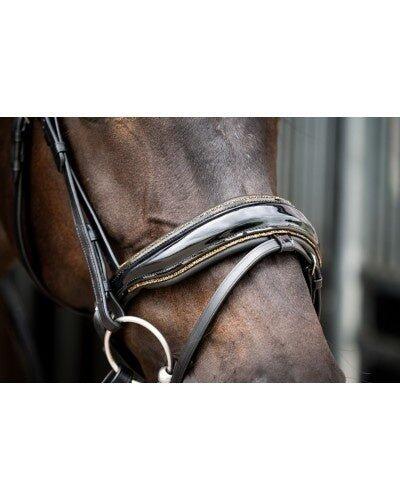 Hb Showtime Golden Dreams Hoofdstel Met Swarovski Zwart - 4/4