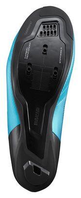 Coppia di scarpe da strada da donna Shimano RC502 turchese blu 3/3