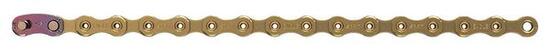 SRAM Chaine PC XX1 Eagle 12 Vitesses 126 Maillons Or