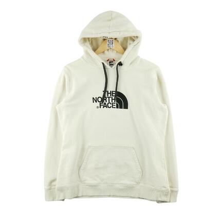 Second life - Damska bluza z kapturem TNF beżowa - Jak nowy