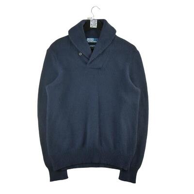 Seconda Mano - Maglione da uomo blu navy - Stato eccellente