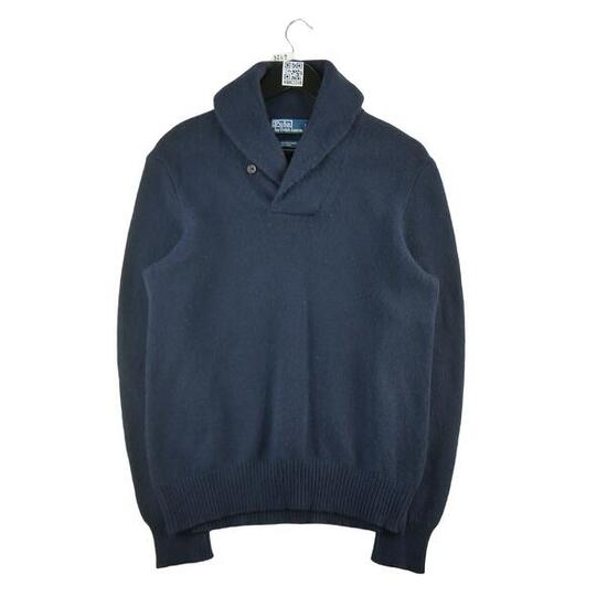 Seconda Mano - Maglione da uomo blu navy - Stato eccellente