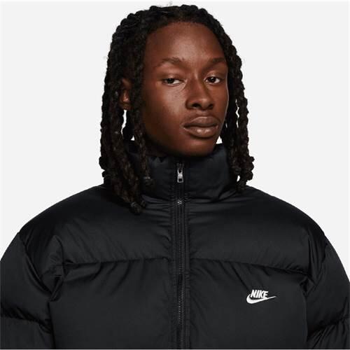 Sportswear Club Puffer Jacket Black White 4/5
