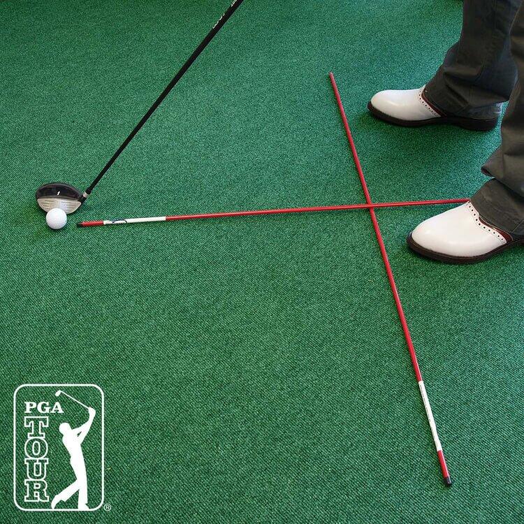 PGA TOUR Pro Alignment Sticks Golf Aid 4/4