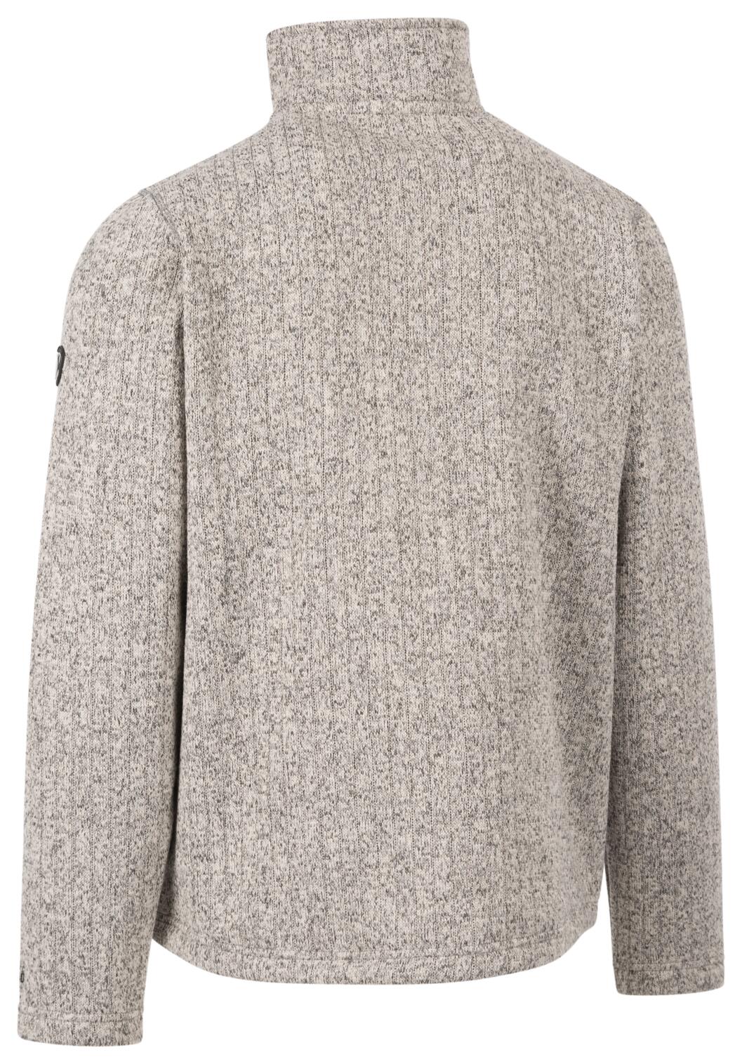 2058 Porlock - Giacca in pile da uomo grigio chiaro marl 2/2