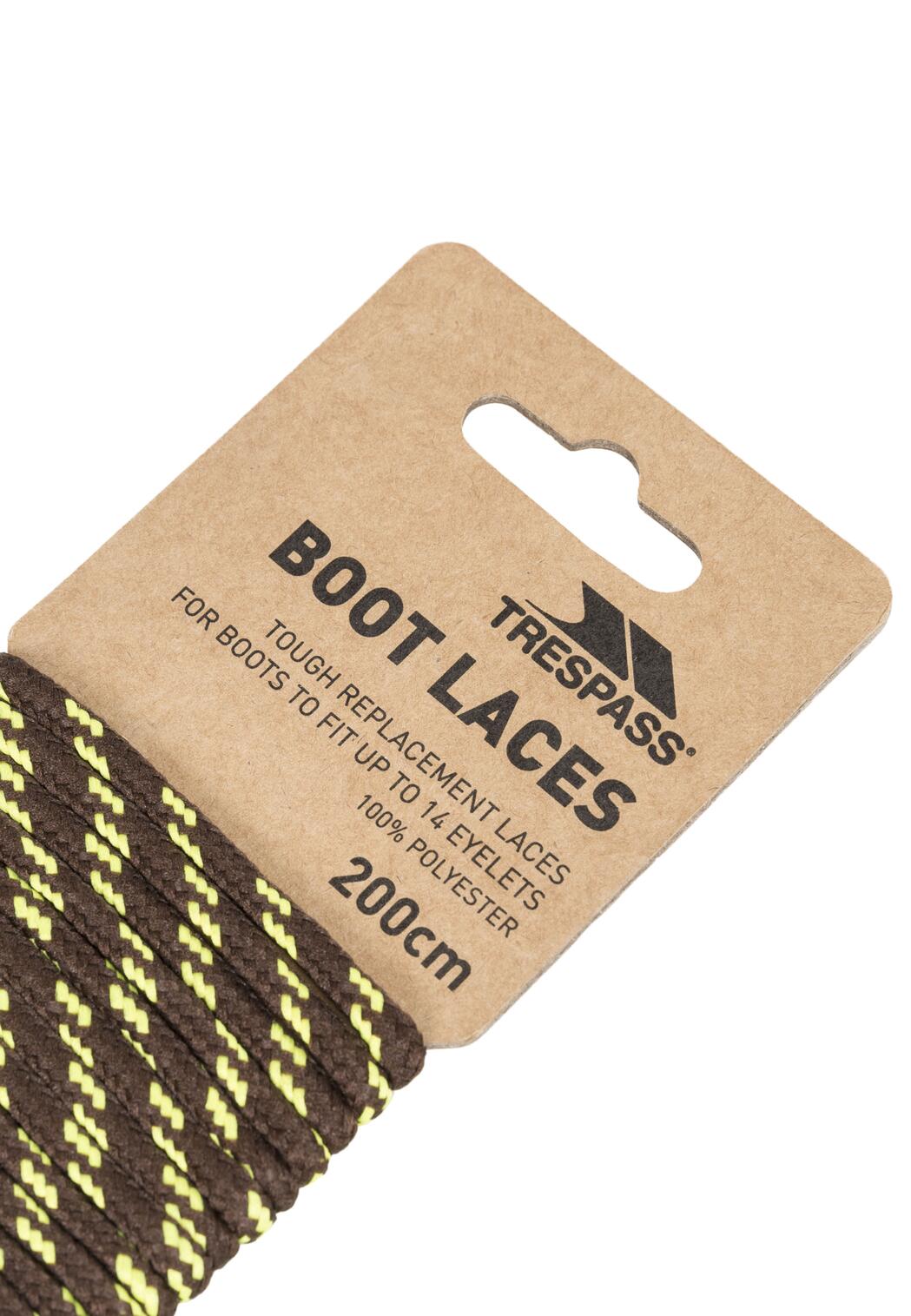 Trespass Laces 200 – runde Schnürsenkel 200 cm, braun 2/2