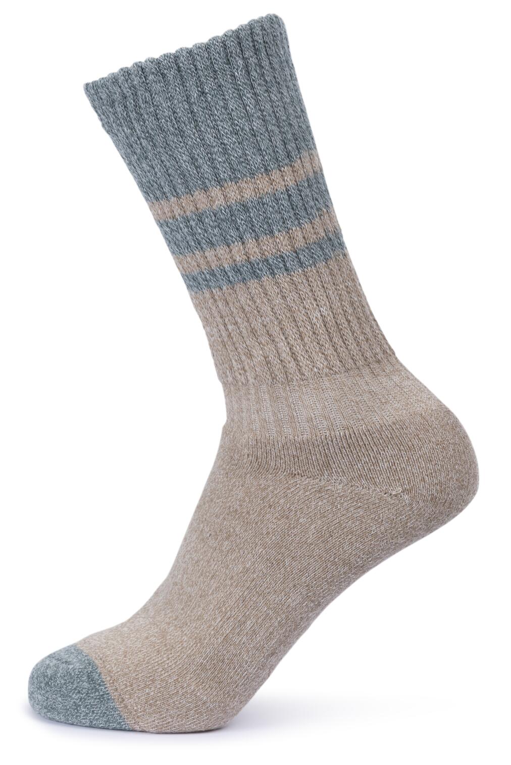 2058 Wandersocken Damen 2er Pack Spruce Glas / Dark Cherry 2/2