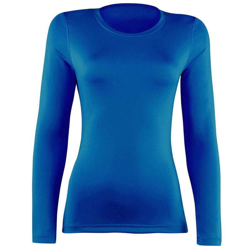Tshirt base layer à manches longues Femme (Bleu roi)