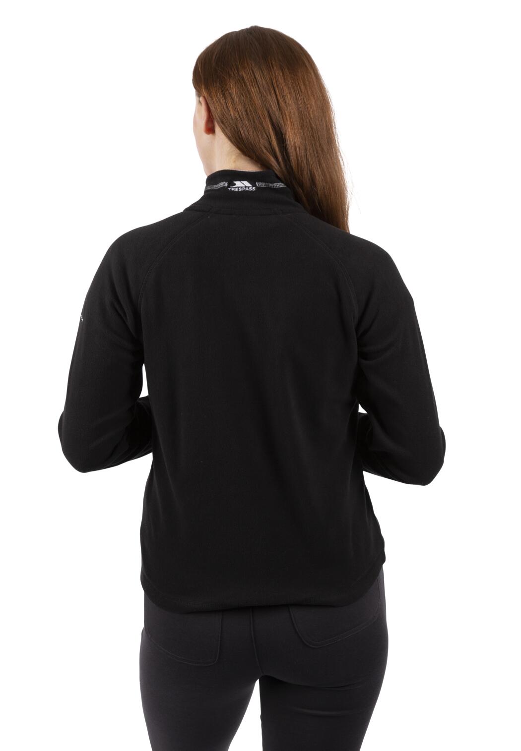 Top microfleece 2058 1/2 zip noir/blanc 2/2