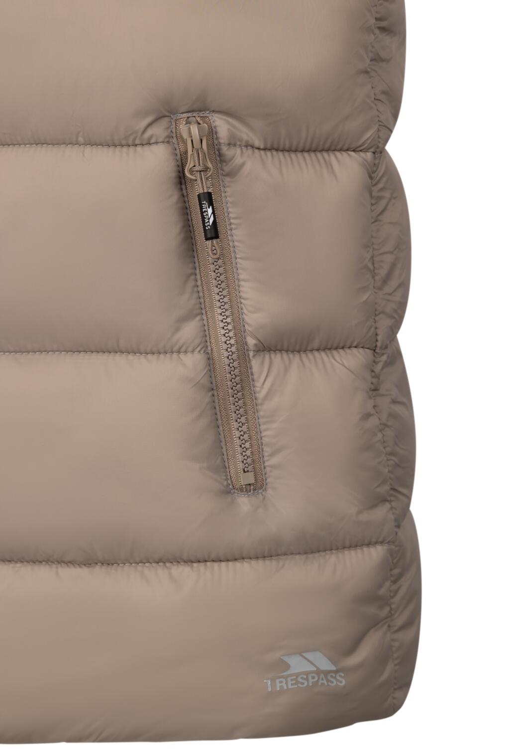 Gilet matelassé femme avec fermeture zippée et rabat coupe-vent 2/2