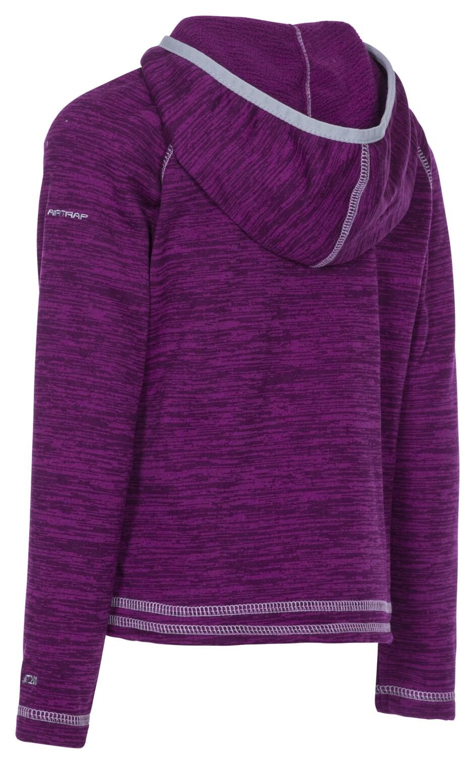Veste polaire femme Trespass Goodness - Purple Orchid Marl 2/2
