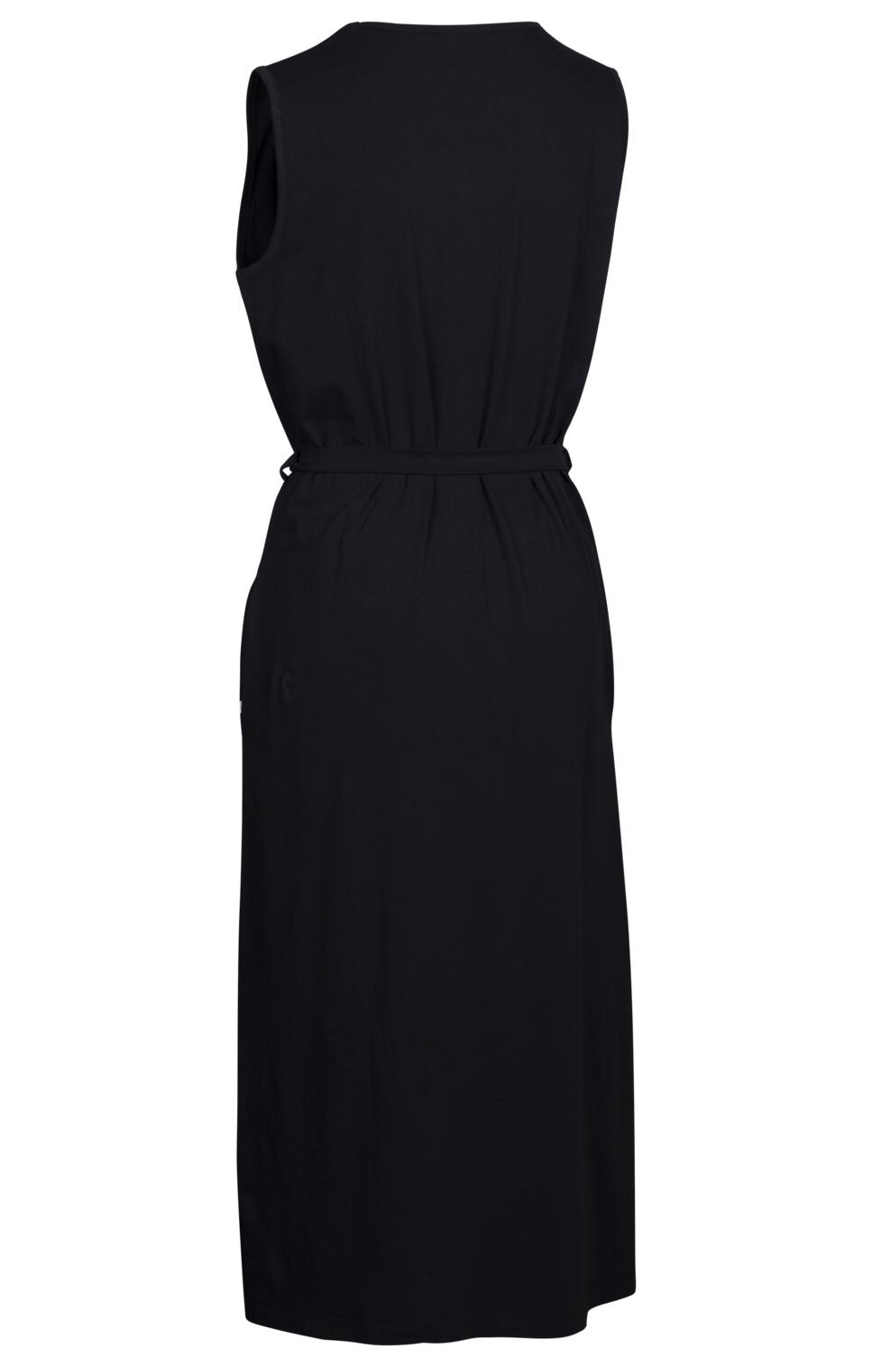 2058 Vestido a rayas, sin mangas, escote en V 2/2