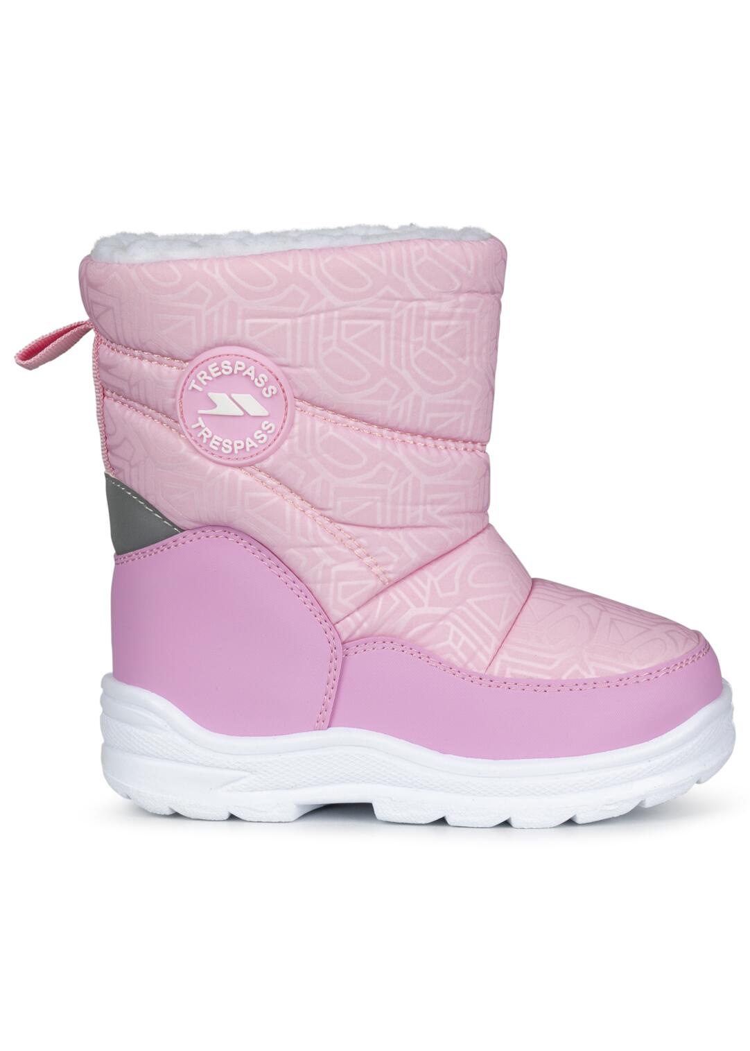 2058 Snowflake - Bottes de neige unisexes pour tout-petit rose 2/2