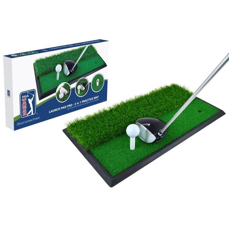 PGA TOUR 2 In 1 Golf Hitting Mat 1/5