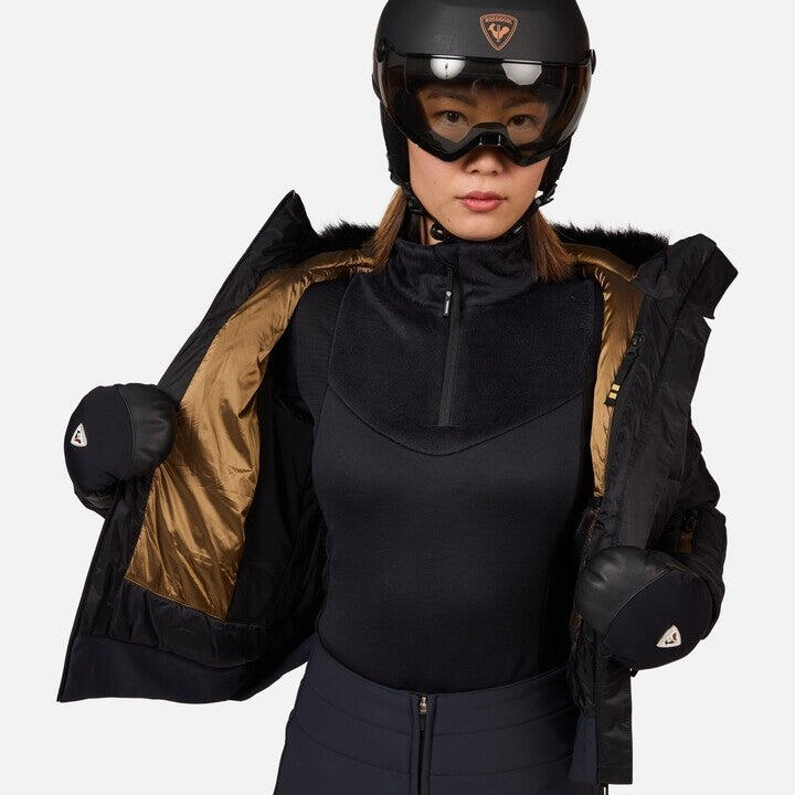 Rossignol Ventina Bomber Ski Jas Dames - Zwart 7/7