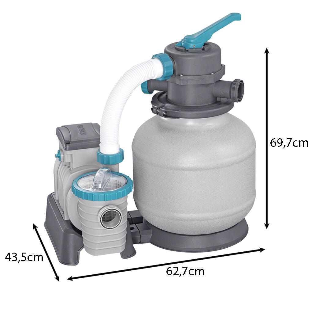 Groupe Filtration Natation - Pompe Filtrante Gris 3/7