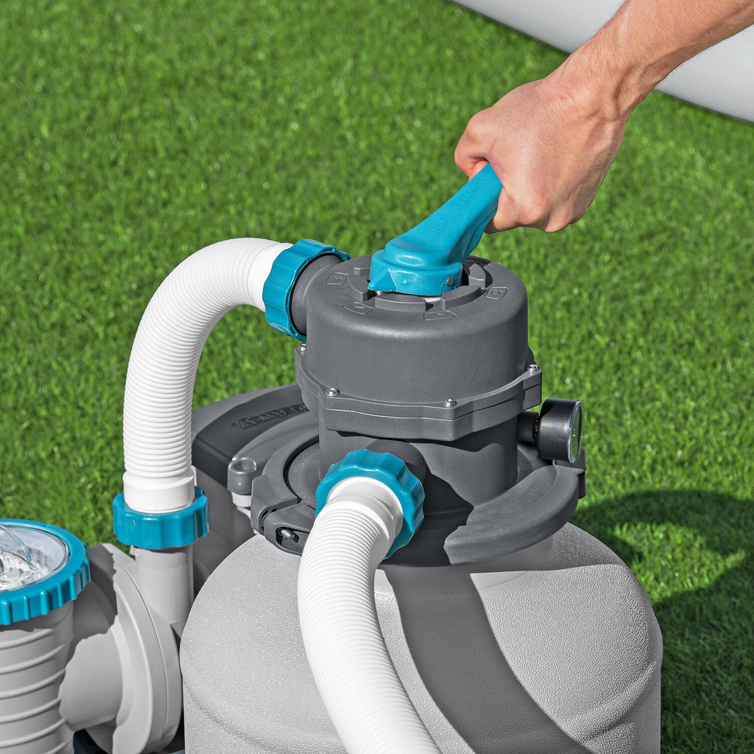 Groupe Filtration Natation - Pompe Filtrante Gris 5/7