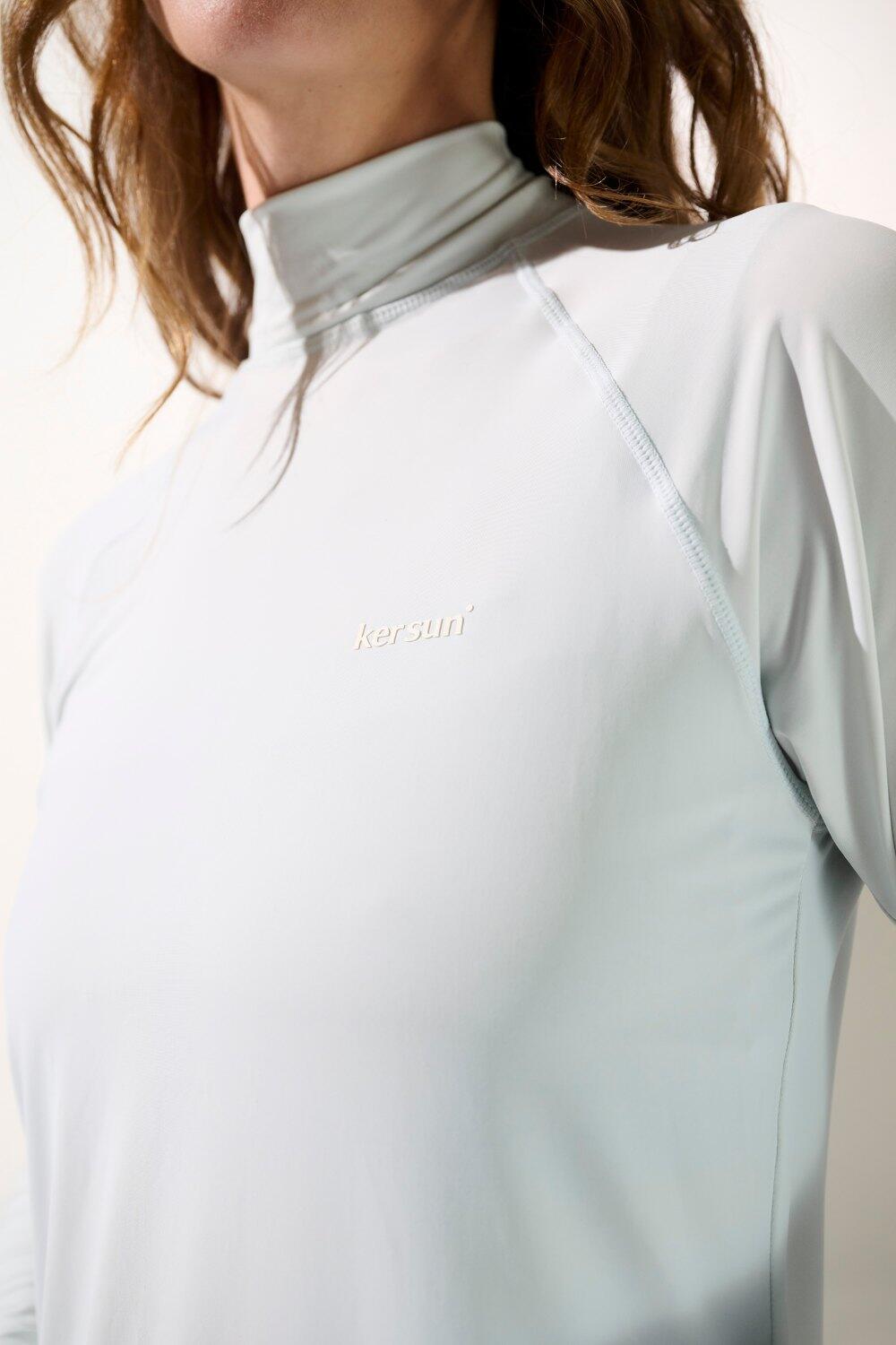 T-shirt de bain anti-UV Femme Bleu clair, Malibu, UPF 50+ 6/6