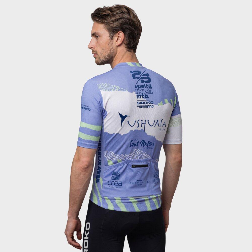 Herren Radsport vuelta a ibiza mtb x siroko kurzärmeliges radtrikot VIBZ 26 M8 3/4