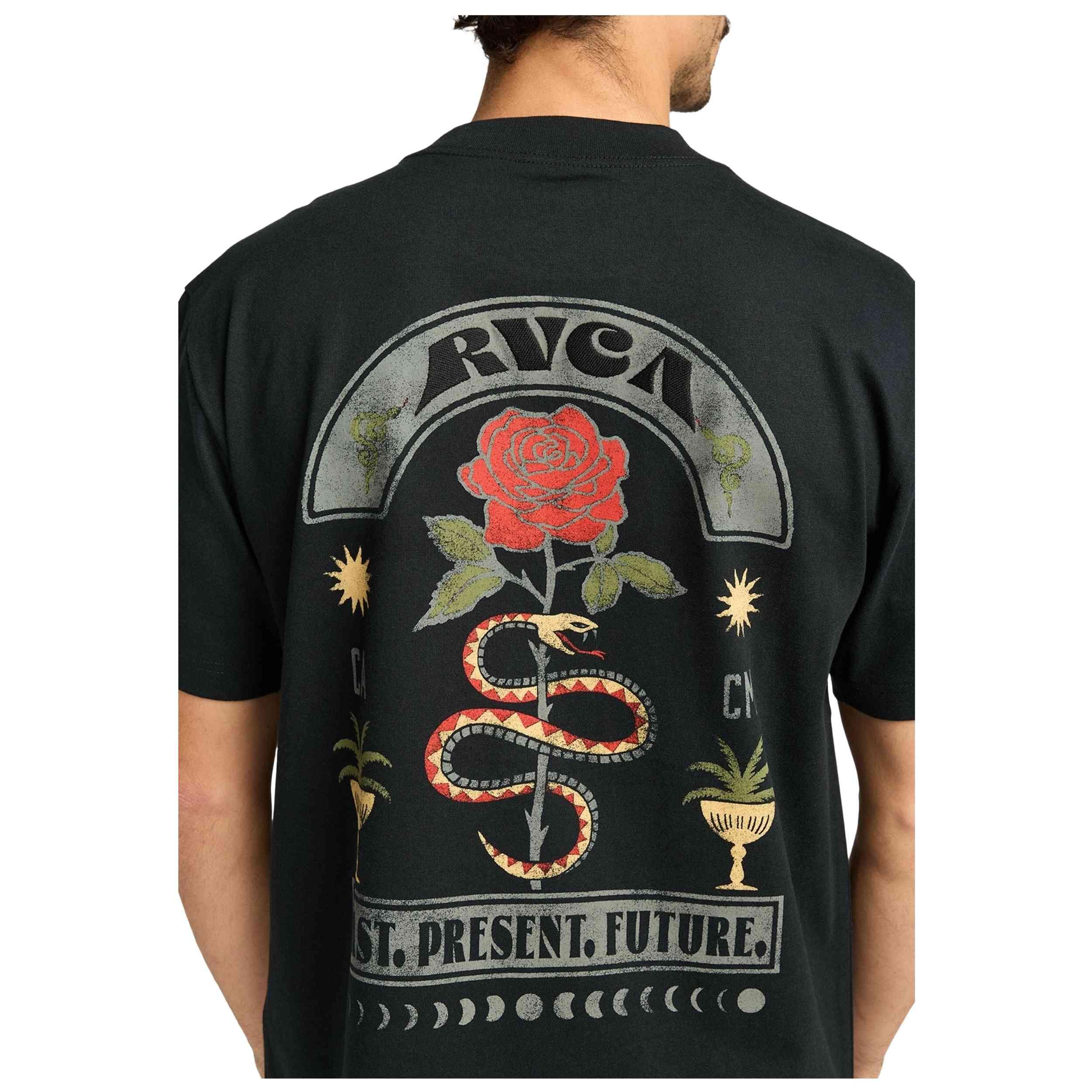 T-shirt met korte mouwen Rvca model EVYZT00281-BLK voor mannen 3/5