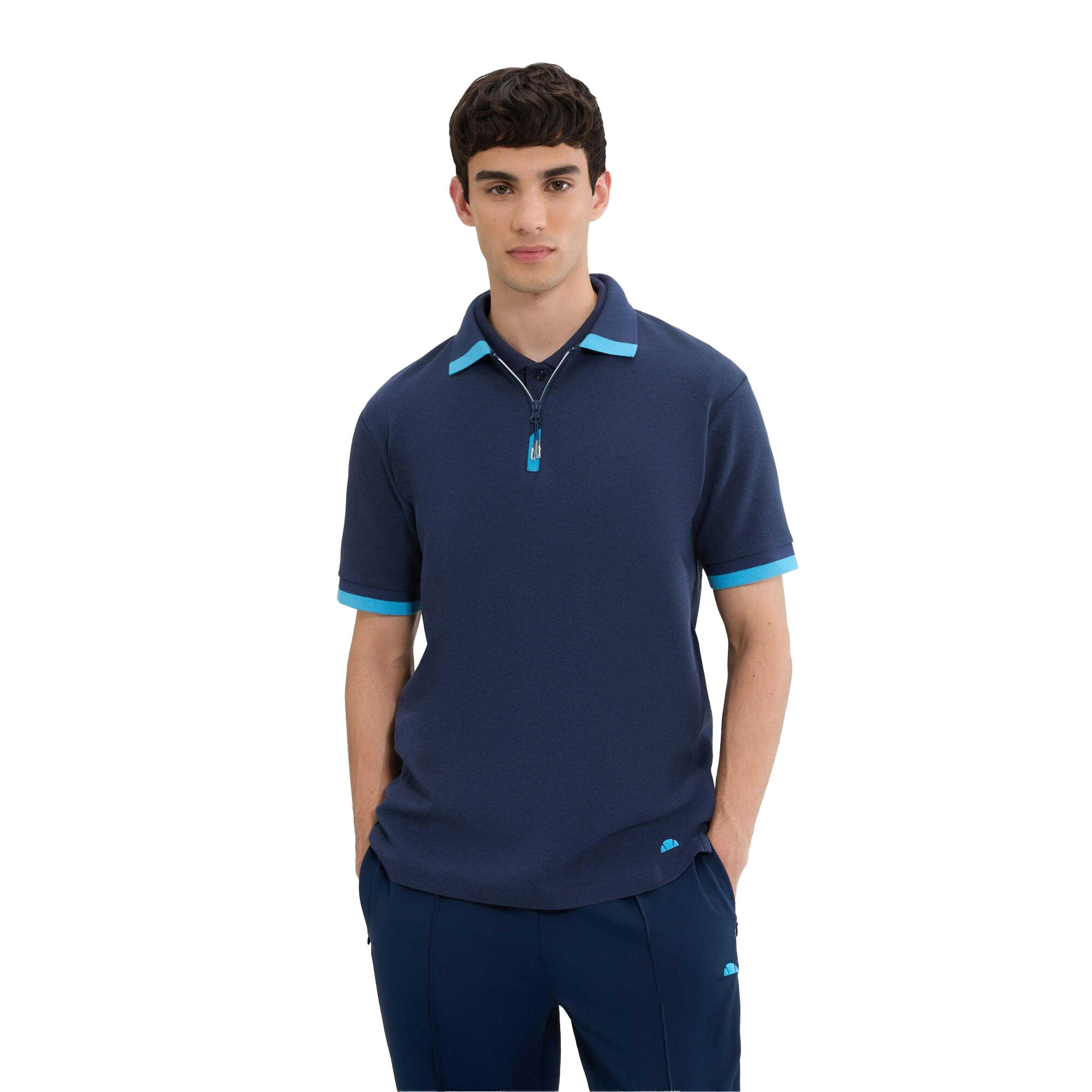 "Kelvias" Poloshirt für Herren Marine 3/4