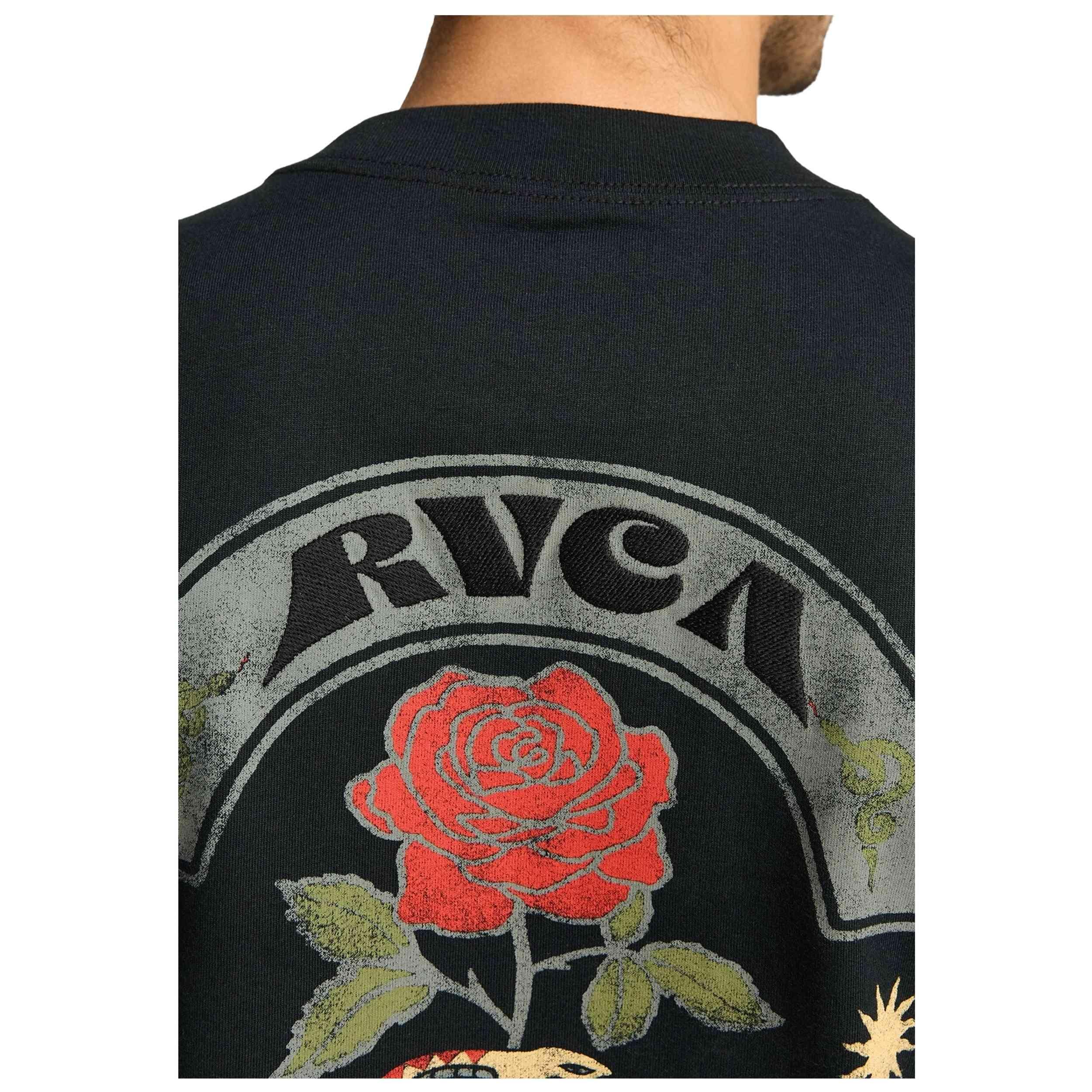 T-shirt met korte mouwen Rvca model EVYZT00281-BLK voor mannen 5/5