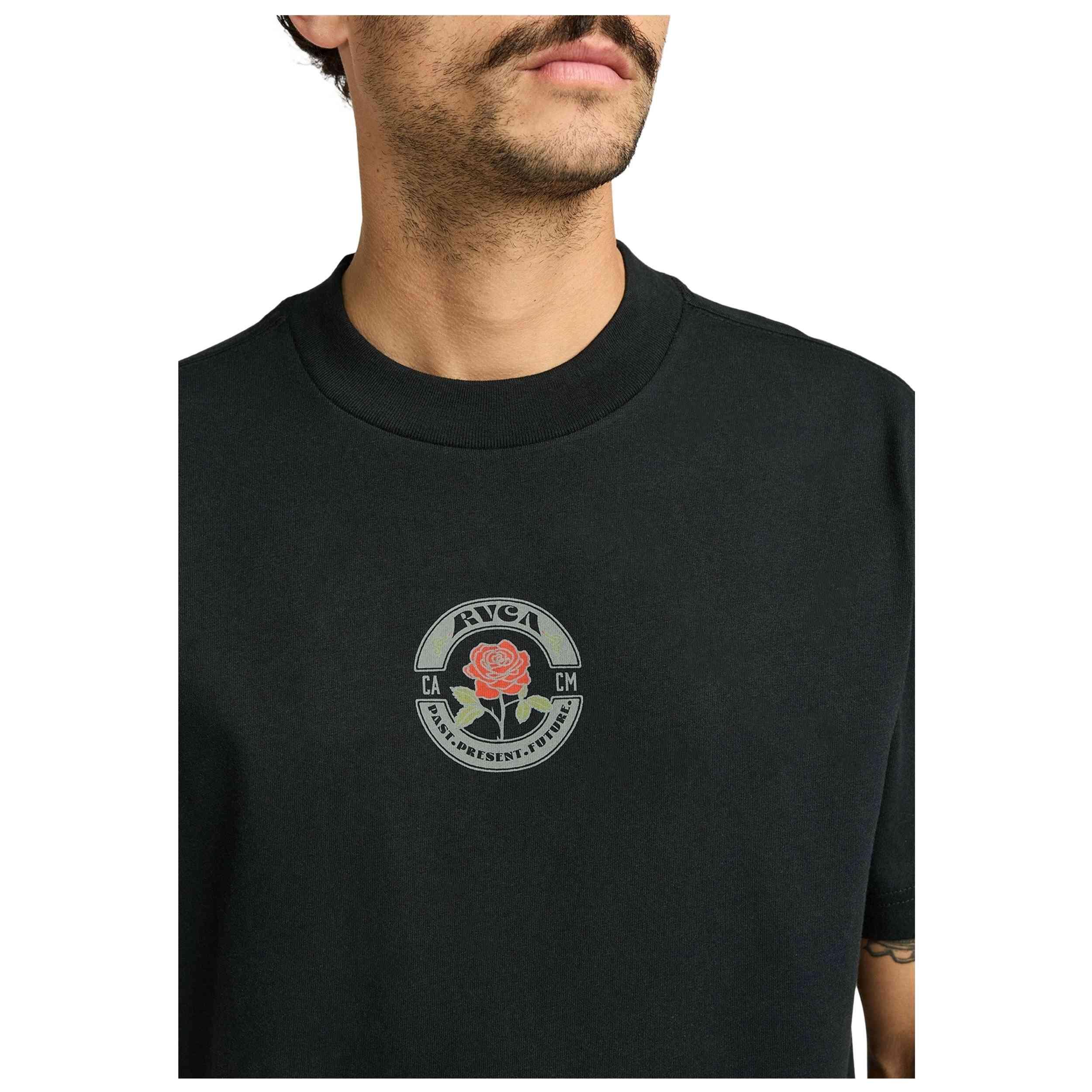 T-shirt met korte mouwen Rvca model EVYZT00281-BLK voor mannen 4/5