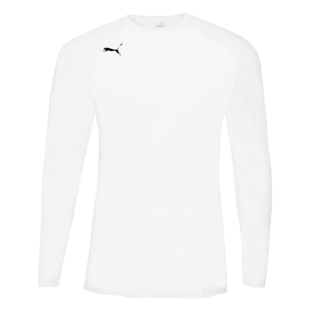 Mens Long Sleeve Shirt (White) 1/3