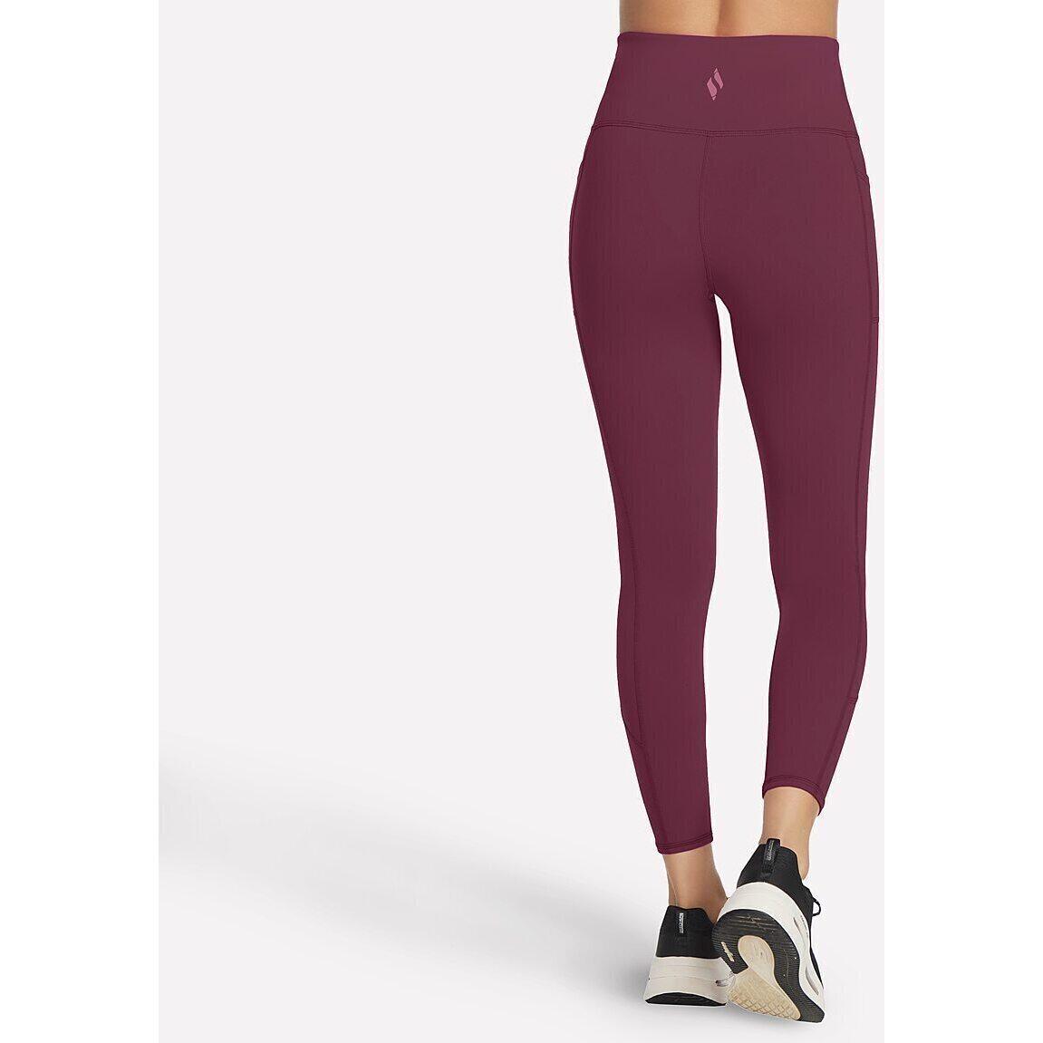 Collants Skechers GO WALK High Waisted 78 Legging, Violet, Femmes 2/4