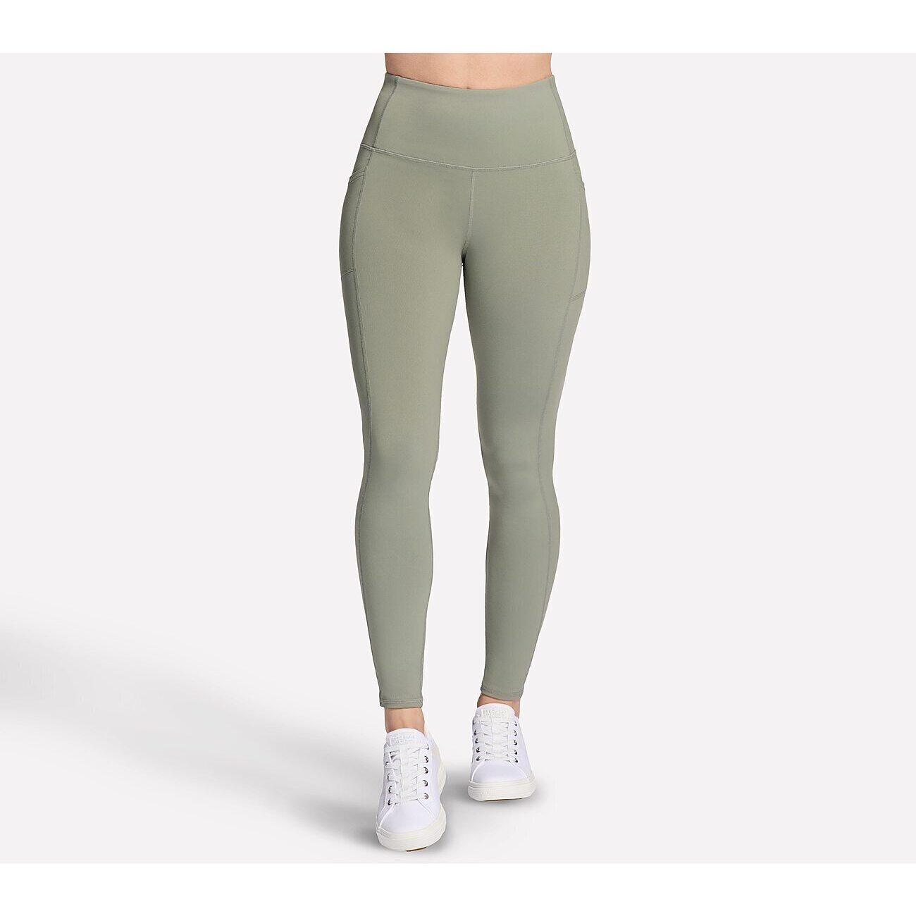 Collants Skechers GO WALK High Waisted Legging, Gris, Femmes 4/4