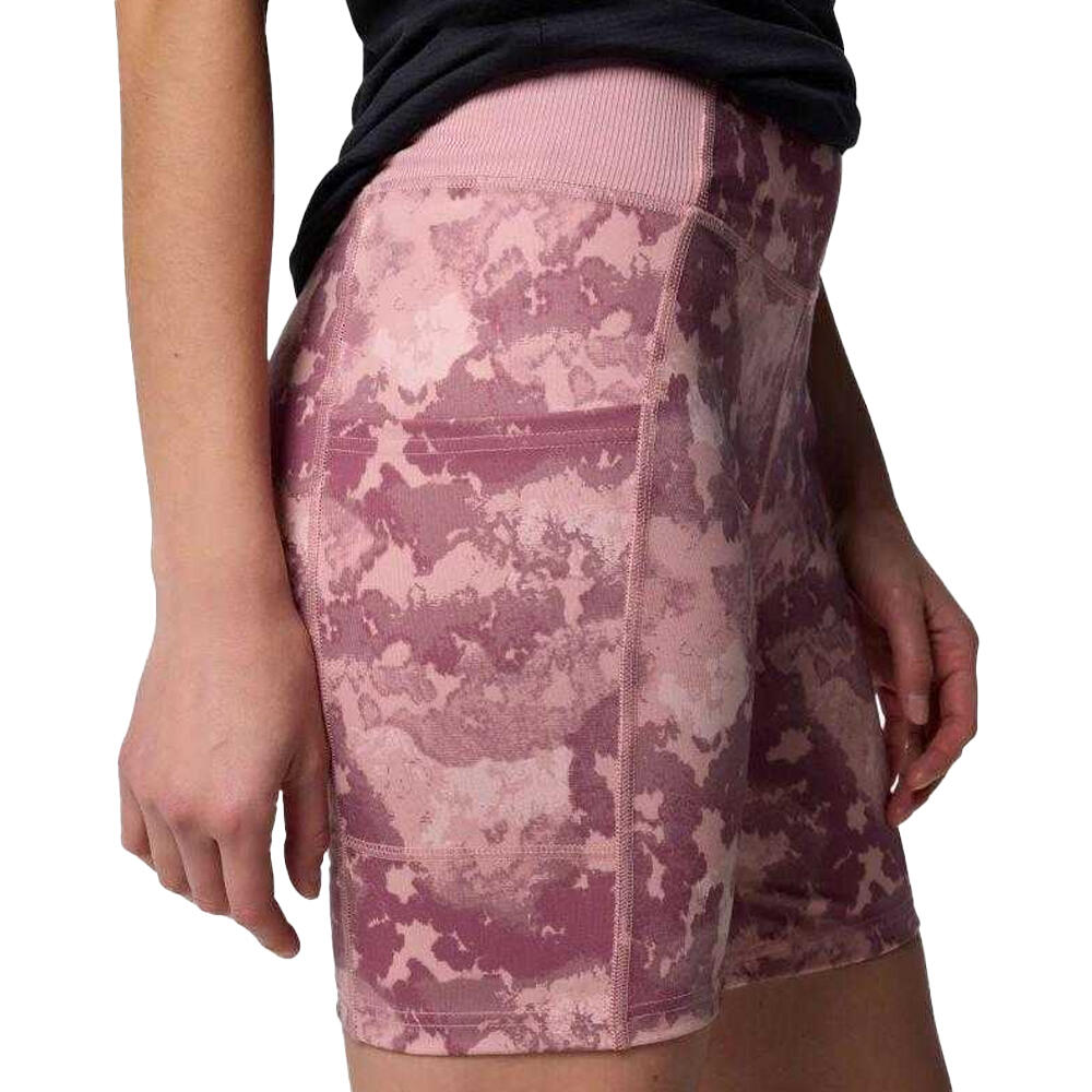Pantaloncini Donna Columbia Boundless Trek Rosa 4/4