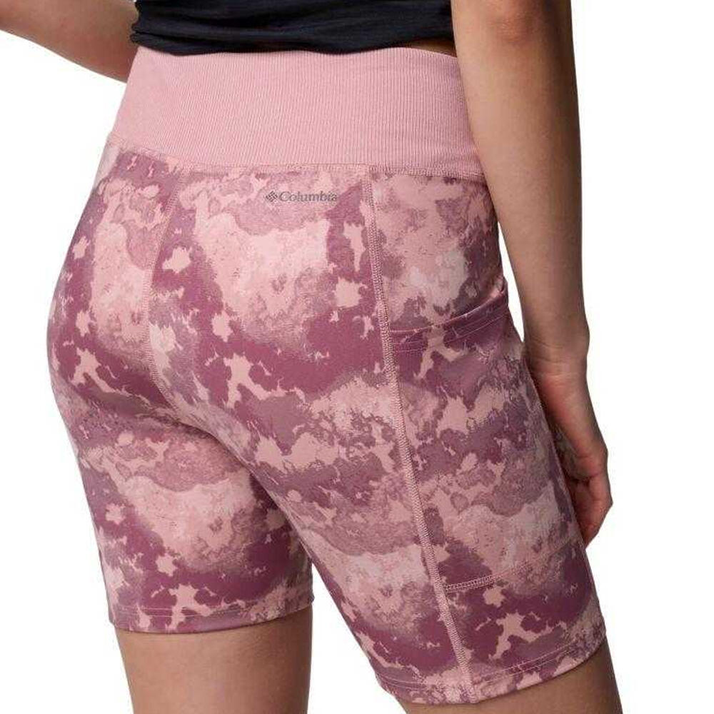 Pantaloncini Donna Columbia Boundless Trek Rosa 3/4