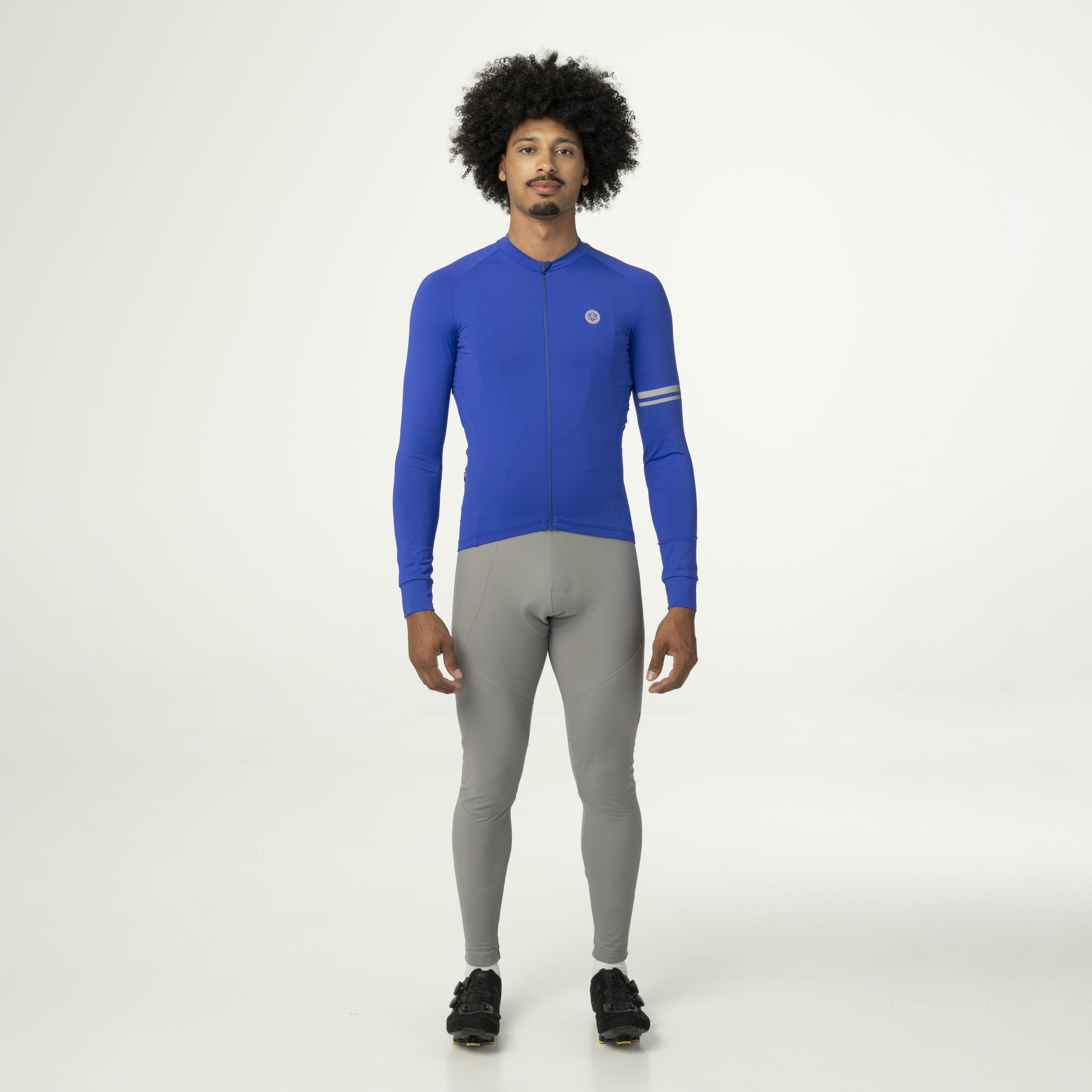 Solid Maillots LS Performance Violet Homme 7/7