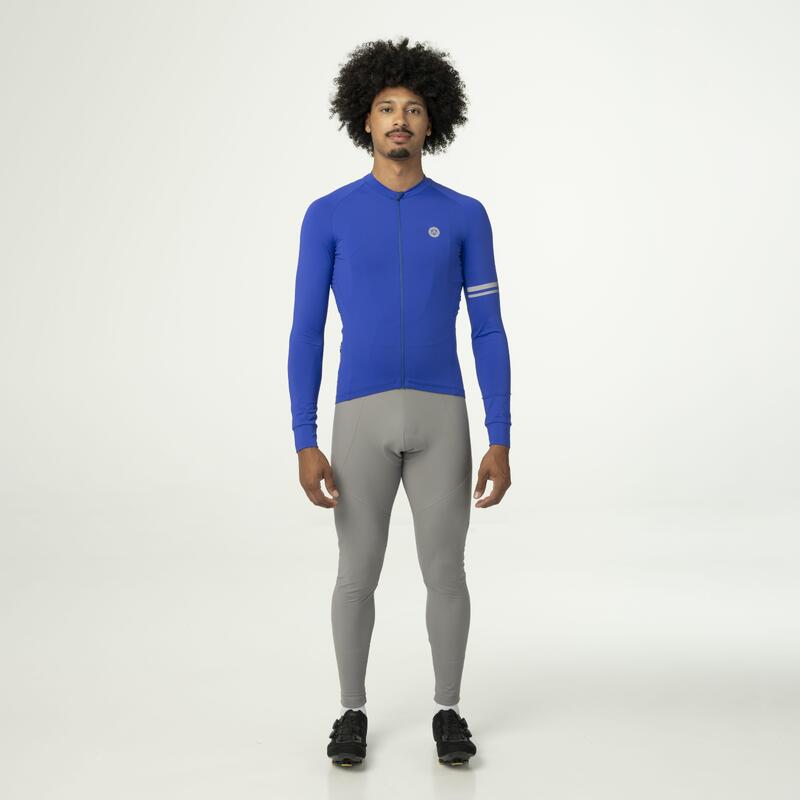 Solid Jersey LS Performance Violet Men