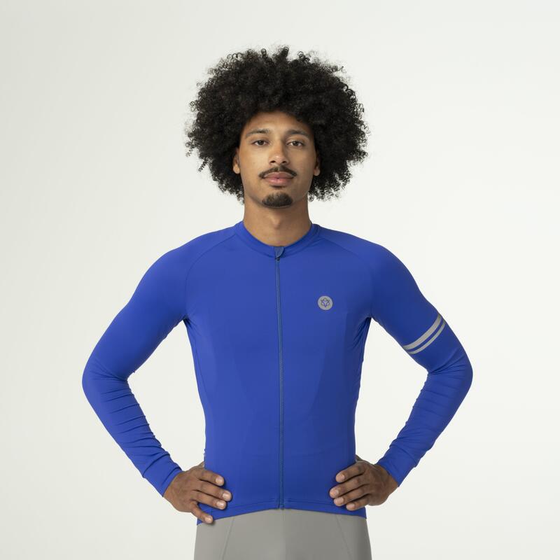 Solid Jersey LS Performance Violet Men