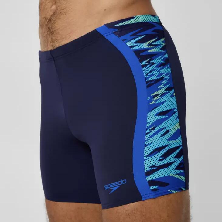 Speedo Hyperboom Splice Mid Swim Jammer - Navy/Blue