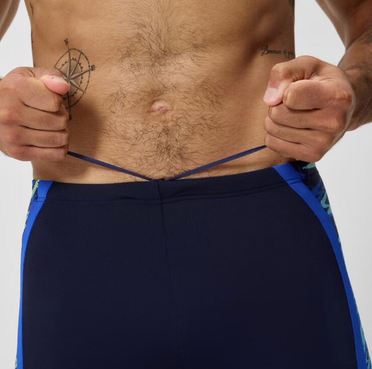 Spodenki kąpielowe Speedo Hyperboom Splice Navy - Mid jammers 4/4