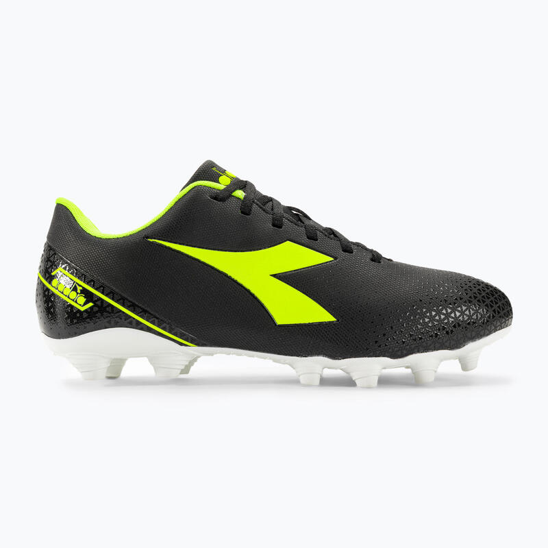 Ghete de fotbal bărbați Diadora Pichichi 6 MG14 negru/galben fi dd/alb
