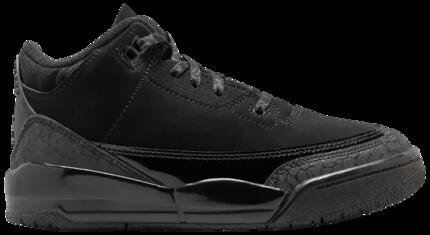 Zapatillas Jordan modelo Jordan 3 Retro "Black Cat" PS para niños unisex