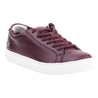 Dames leren trainers (violet)
