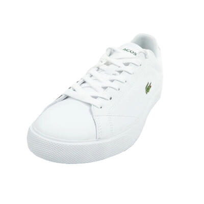 Dames lerond set leren trainers (wit)