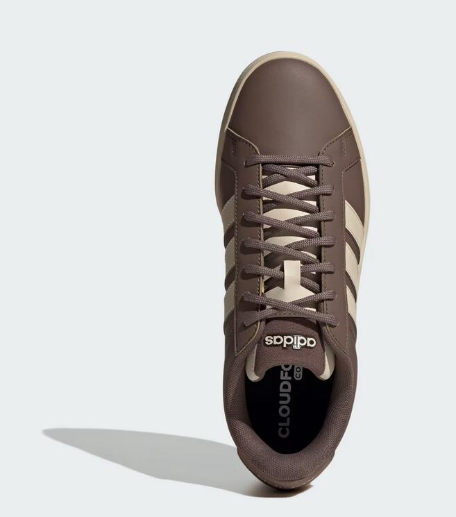 Scarpe uomo adidas grand court base 3.0 - marrone 3/7