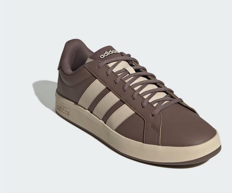 Scarpe uomo adidas grand court base 3.0 - marrone 5/7