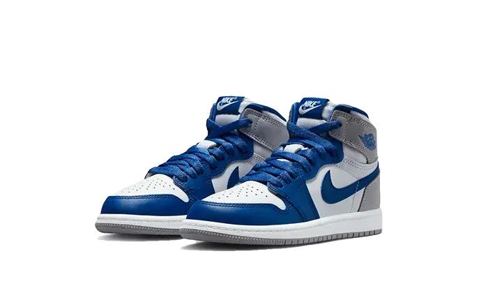 Air Jordan 1 High Retro OG True Blue Enfant (PS) 2/3