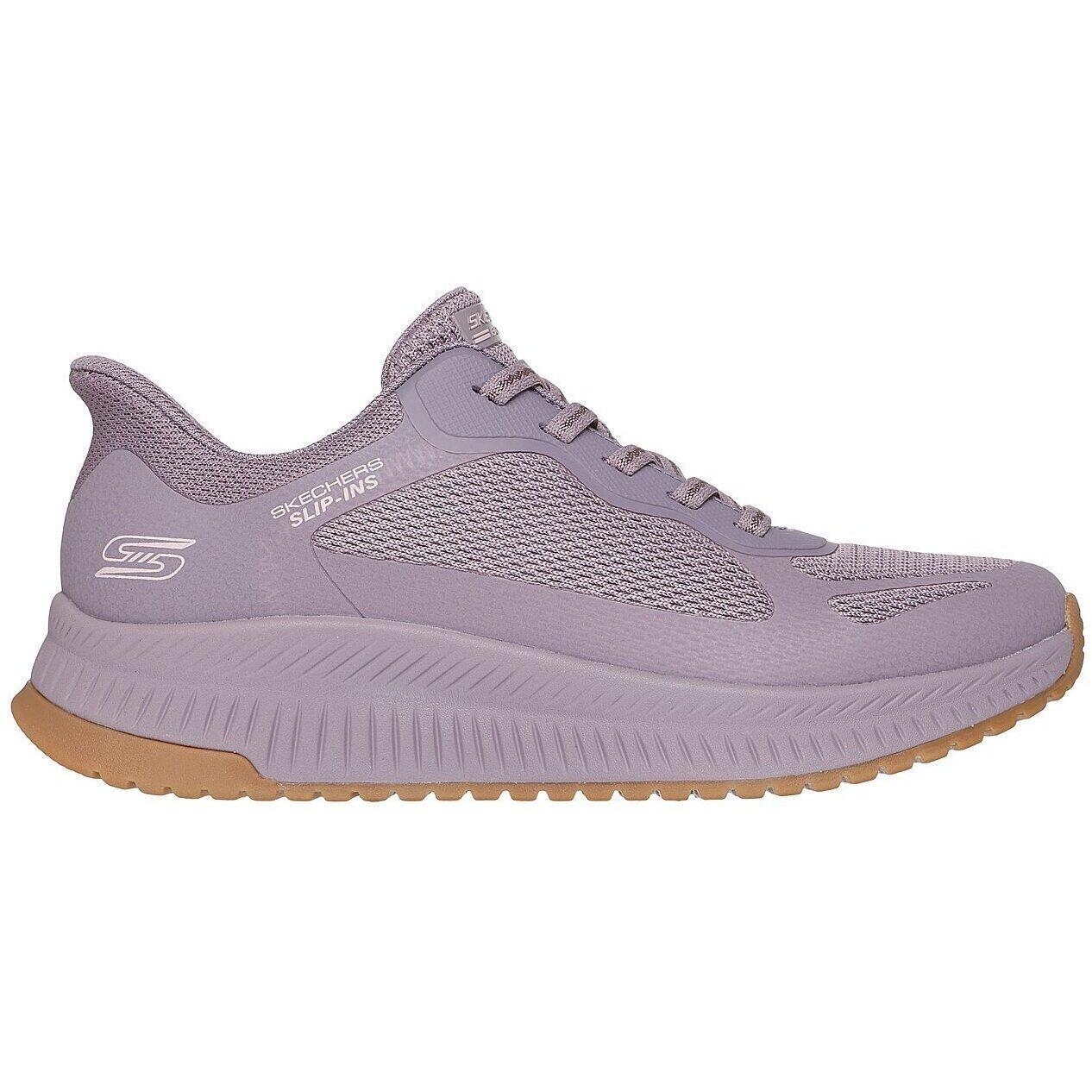 Zapatillas Skechers Bobs Squad 4 - Stapl, Púrpura, Mujer 3/5
