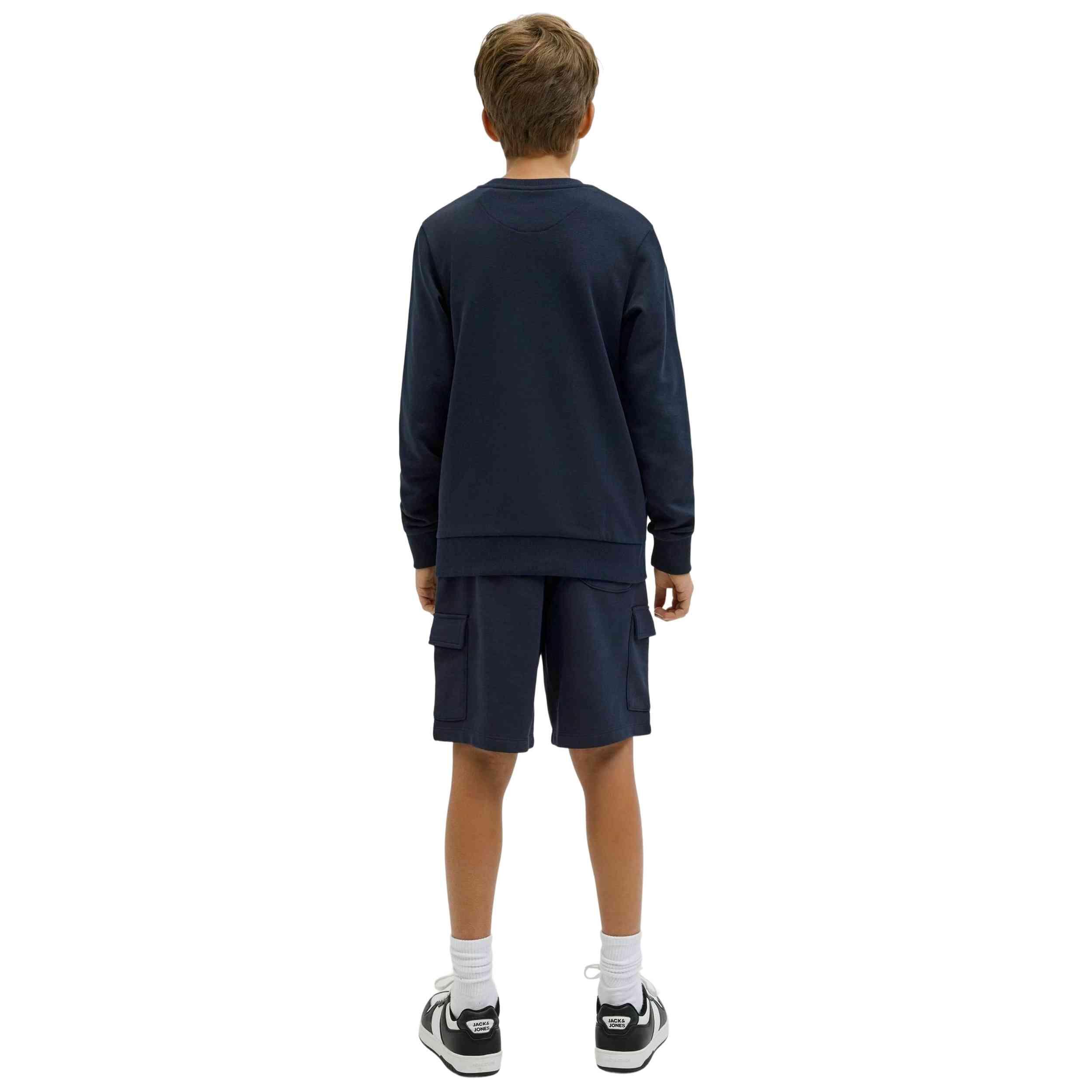 Short Jack&jones modèle 12254213-NAVY pour enfants 2/5