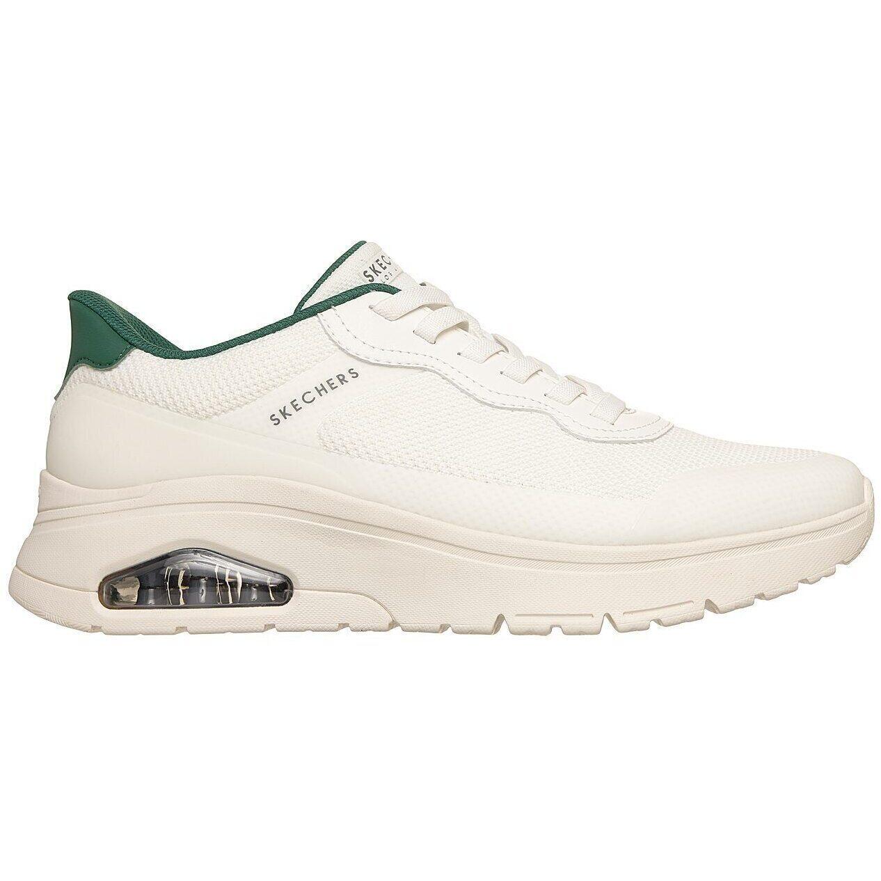 Baskets Skechers Uno Flex - Step N Knit, Blanc, Hommes 3/5