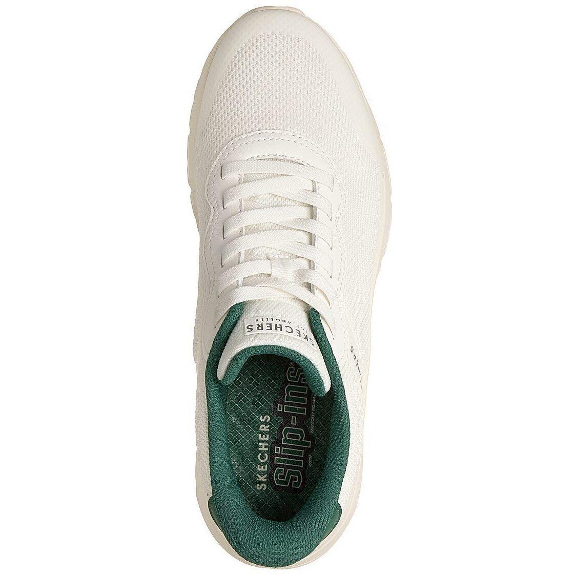 Baskets Skechers Uno Flex - Step N Knit, Blanc, Hommes 2/5